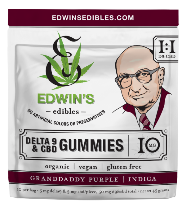 Granddaddy Purple Delta 9 THC Gummies - Indica