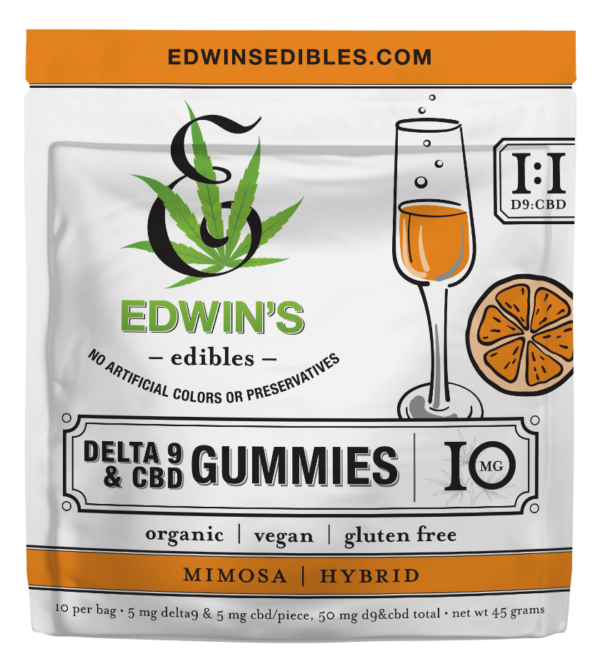 Edwin's Edibles Mimosa - Hybrid - Delta 9 THC Gummies