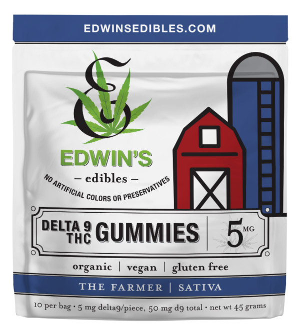 Edwin's Edibles The Farmer - Sativa - Delta 9 THC Gummies