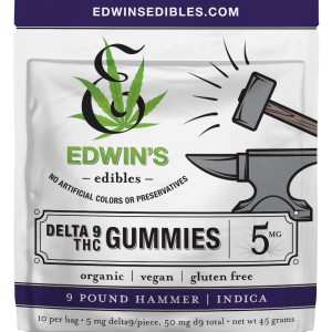 Edwin's Edibles 9 Pound Hammer - Indica - Delta 9 THC Gummies