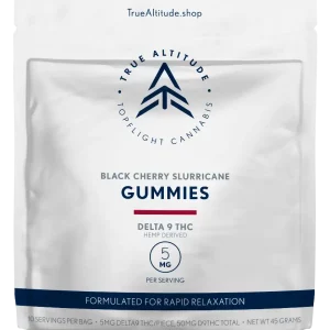 Black Cherry Slurricane Nano Delta 9 THC Gummies - Indica