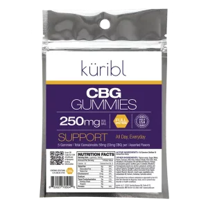 Kuribl CBG 250mg Full Spectrum Gummies
