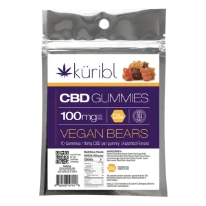 Küribl Vegan Bears 100mg Full Spectrum Gummies