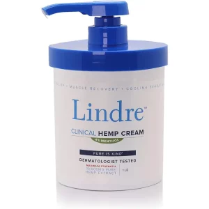 Lindre Maximum Strength Hemp Cream - Menthol - 16oz